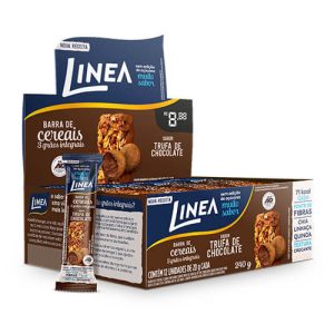 Barra de Cereal Sem Açúcar Trufa de Chocolate Caixa com 12 un de 20g