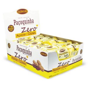 Paçoquinha Sem Açúcar Caixa com 24 un de 20g
