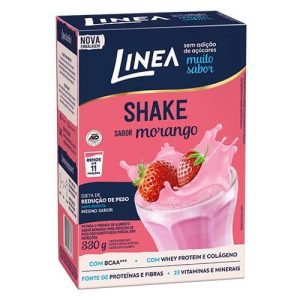 Shake Morango com Whey e Colágeno Sem Açúcar 330g