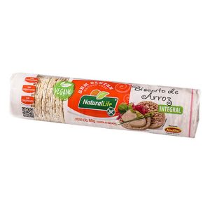 Biscoito de Arroz Mini Sem Glúten Vegano 80g