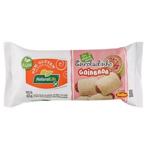 Enroladinho Sabor Goiabada Vegano Sem Glúten 65g