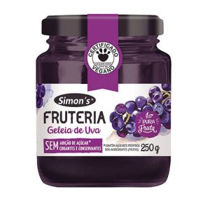 Geleia de Uva Sem Açúcar Vegana 250g
