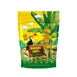 Banana Chips Salgada com Baixa Caloria Sem Açúcar 45g