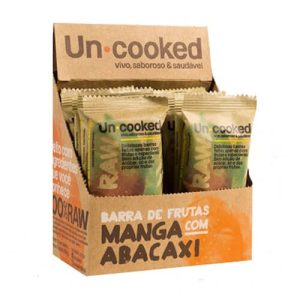 Barra de Frutas Manga com Abacaxi Sem açúcar Caixa com 12un de 30g