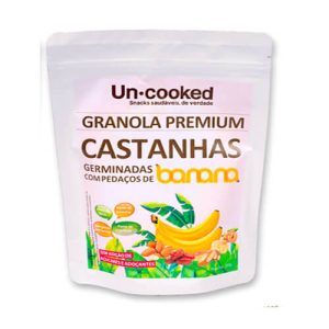 Granola de Castanhas Germinadas com Pedaços de Banana Sem Açúcar 250g