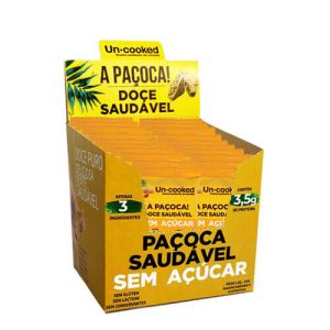 Paçoca Saudável Sem açúcar Caixa com 28un de 20g
