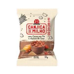 Canjica de Milho com Cacau em Pó e Açúcar de Coco 50g